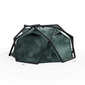 THE CAVE XL; 3-Season, Black/Cairo Camo