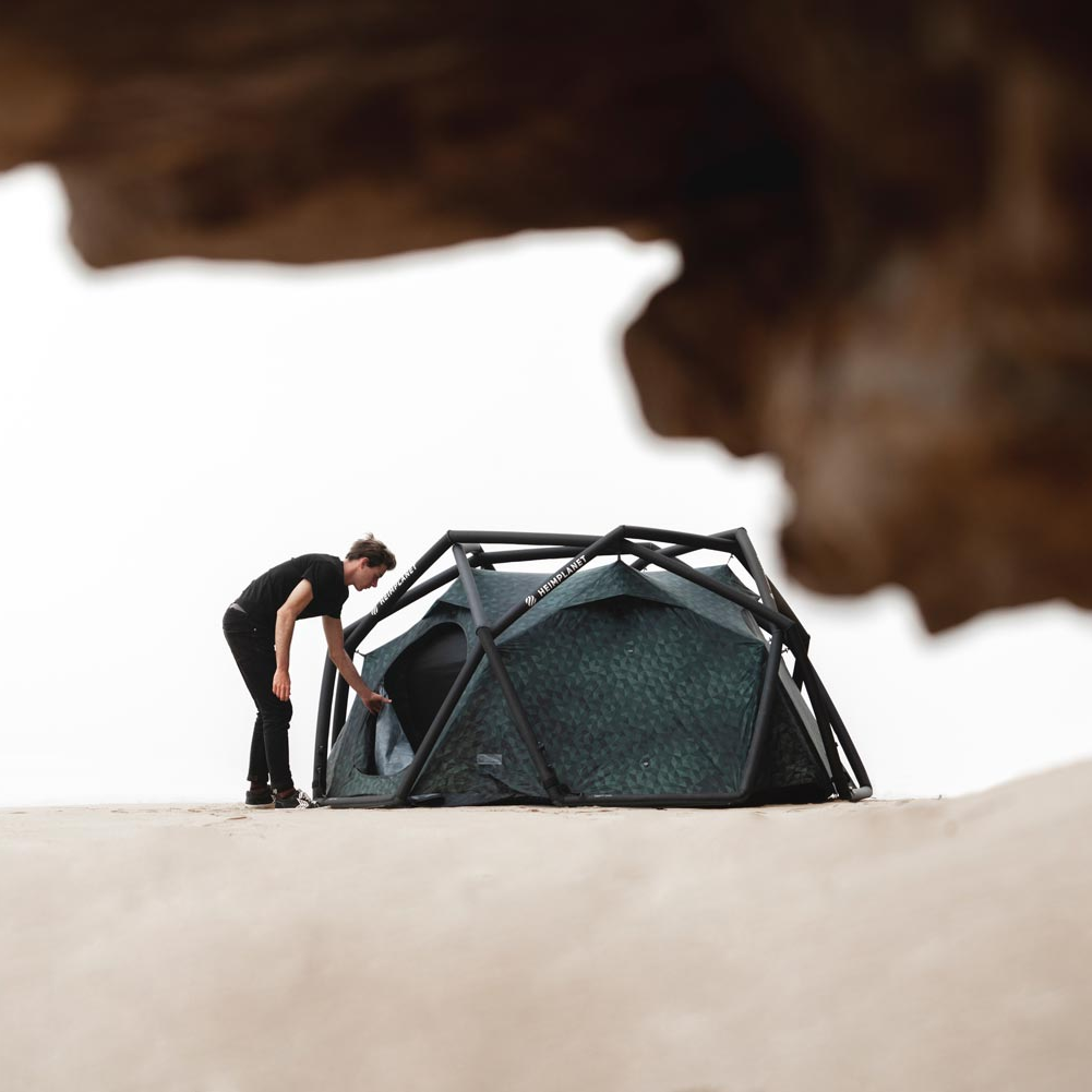 THE CAVE XL; 3-Season, Black/Cairo Camo - Image 2